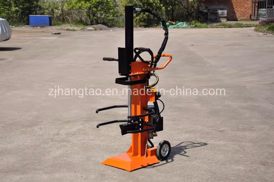 Прямой заводской электрический дровокол 400 В с подъемником для бревен